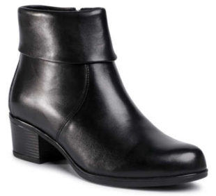 Čierne dámske topánky Lasocki z prírodnej kože