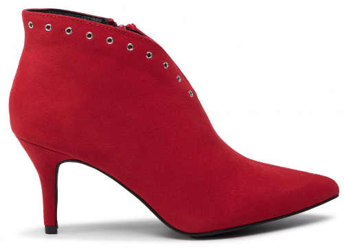 Nízke červené dámske topánky