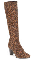 Dámske čižmy André so vzorom leopardej kože