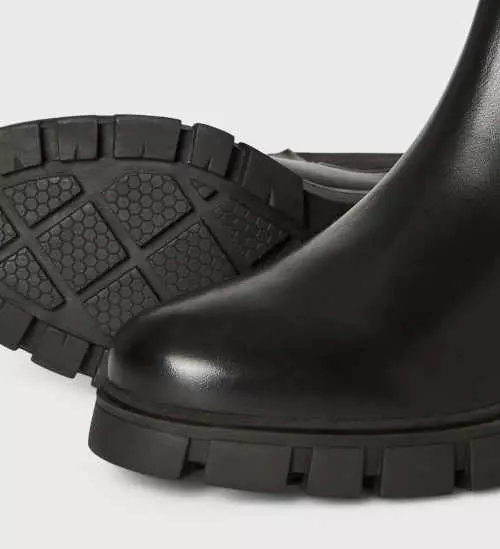 Moderné kožené topánky Vero Moda